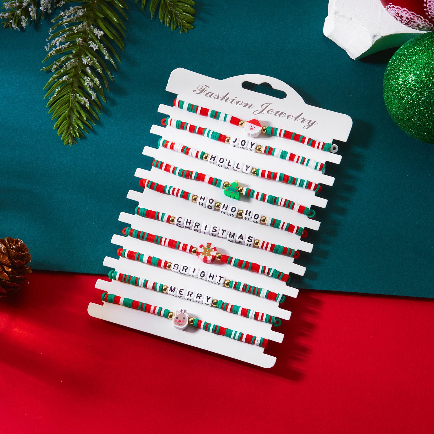 Wholesale Christmas multi-layer bracelet set